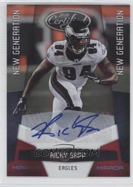 2010 Certified - [Base] - Mirror Red Signatures #253 - New Generation - Ricky Sapp /250