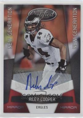 2010 Certified - [Base] - Mirror Red Signatures #254 - New Generation - Riley Cooper /250