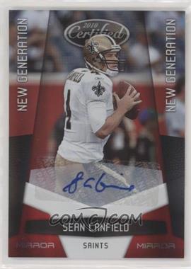2010 Certified - [Base] - Mirror Red Signatures #258 - New Generation - Sean Canfield /200 [EX to NM]