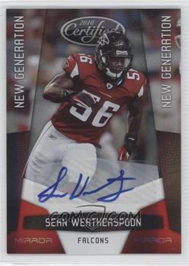 2010 Certified - [Base] - Mirror Red Signatures #260 - New Generation - Sean Weatherspoon /250