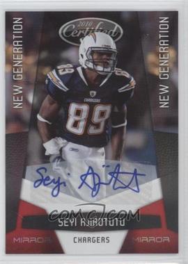 2010 Certified - [Base] - Mirror Red Signatures #262 - New Generation - Seyi Ajirotutu /250