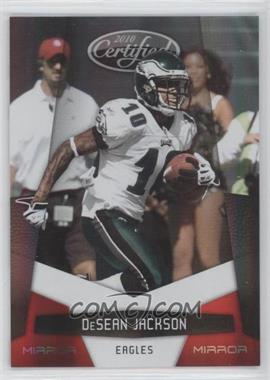 2010 Certified - [Base] - Mirror Red #113 - DeSean Jackson /250