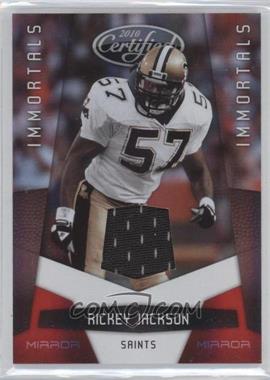 2010 Certified - [Base] - Mirror Red #159 - Immortals - Rickey Jackson /100