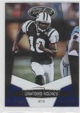 2010 Certified - [Base] - Platinum Blue #106 - Santonio Holmes /100