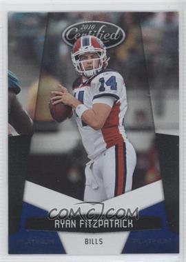 2010 Certified - [Base] - Platinum Blue #18 - Ryan Fitzpatrick /100