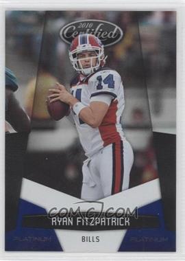 2010 Certified - [Base] - Platinum Blue #18 - Ryan Fitzpatrick /100