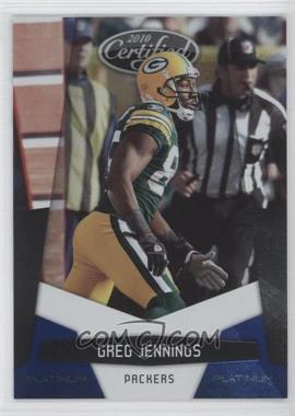 2010 Certified - [Base] - Platinum Blue #53 - Greg Jennings /100