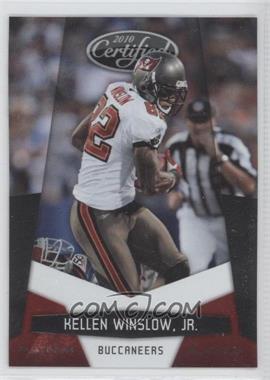 2010 Certified - [Base] - Platinum Red #142 - Kellen Winslow Jr. /999