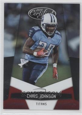 2010 Certified - [Base] - Platinum Red #144 - Chris Johnson /999