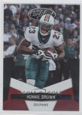 2010 Certified - [Base] - Platinum Red #81 - Ronnie Brown /999