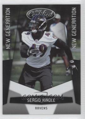 2010 Certified - [Base] #261 - New Generation - Sergio Kindle /999