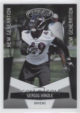 2010 Certified - [Base] #261 - New Generation - Sergio Kindle /999