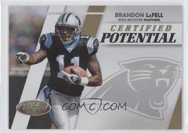 2010 Certified - Certified Potential - Gold #9 - Brandon LaFell /25