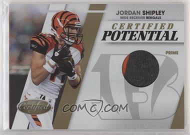 2010 Certified - Certified Potential - Materials Prime #11 - Jordan Shipley /50