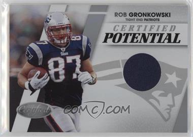 2010 Certified - Certified Potential - Materials #21 - Rob Gronkowski /250