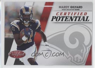 2010 Certified - Certified Potential - Red #27 - Mardy Gilyard /100