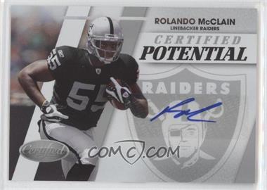 2010 Certified - Certified Potential - Signatures #28 - Rolando McClain /50