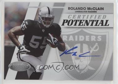2010 Certified - Certified Potential - Signatures #28 - Rolando McClain /50