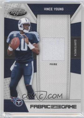 2010 Certified - Fabric of the Game - Prime #144 - Vince Young /50