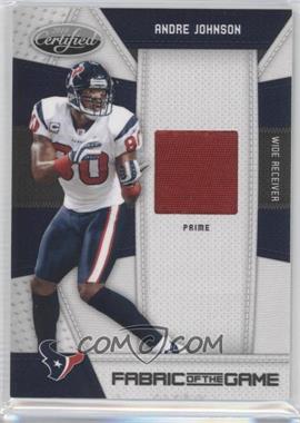 2010 Certified - Fabric of the Game - Prime #5 - Andre Johnson /50