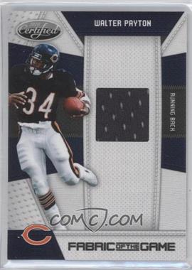 2010 Certified - Fabric of the Game #145 - Walter Payton /250