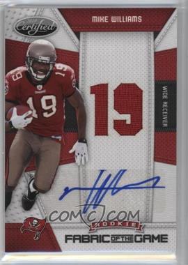 2010 Certified - Rookie Fabric of the Game - Die-Cut Jersey Number Signatures #13 - Mike Williams /25