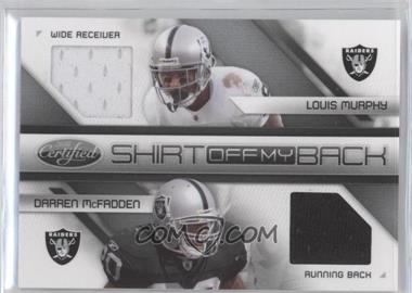 2010 Certified - Shirt Off My Back Combos #7 - Darren McFadden, Louis Murphy /100