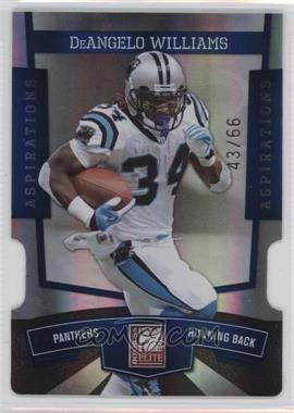 2010 Donruss Elite - [Base] - Aspirations Die-Cut #13 - DeAngelo Williams /66