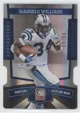 2010 Donruss Elite - [Base] - Aspirations Die-Cut #13 - DeAngelo Williams /66