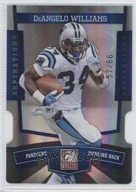 2010 Donruss Elite - [Base] - Aspirations Die-Cut #13 - DeAngelo Williams /66