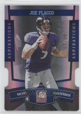 2010 Donruss Elite - [Base] - Aspirations Die-Cut #7 - Joe Flacco /95