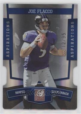 2010 Donruss Elite - [Base] - Aspirations Die-Cut #7 - Joe Flacco /95