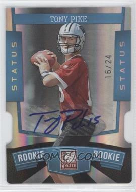 2010 Donruss Elite - [Base] - Light Blue Status Die-Cut Signatures #114 - Tony Pike /24