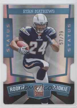 2010 Donruss Elite - [Base] - Light Blue Status Die-Cut #130 - Ryan Mathews /79