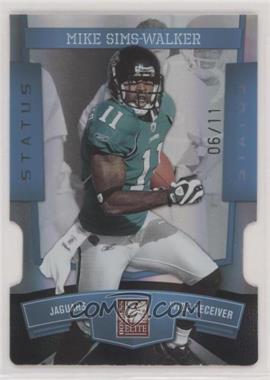 2010 Donruss Elite - [Base] - Light Blue Status Die-Cut #47 - Mike Sims-Walker /11