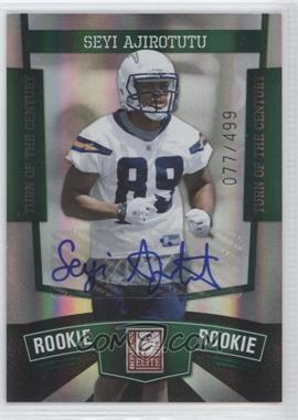 2010 Donruss Elite - [Base] - Turn of the Century Autographs #131 - Seyi Ajirotutu /499