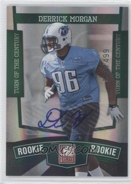 2010 Donruss Elite - [Base] - Turn of the Century Autographs #133 - Derrick Morgan /499