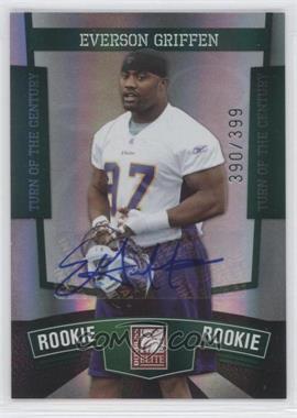 2010 Donruss Elite - [Base] - Turn of the Century Autographs #180 - Everson Griffen /399