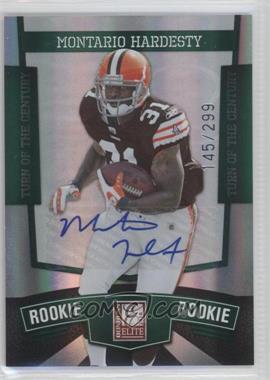 2010 Donruss Elite - [Base] - Turn of the Century Autographs #189 - Montario Hardesty /299