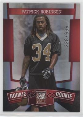 2010 Donruss Elite - [Base] #127 - Patrick Robinson /999