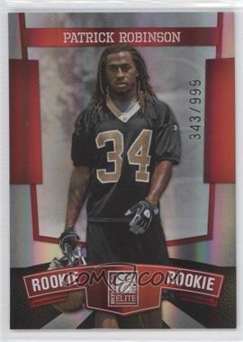 2010 Donruss Elite - [Base] #127 - Patrick Robinson /999