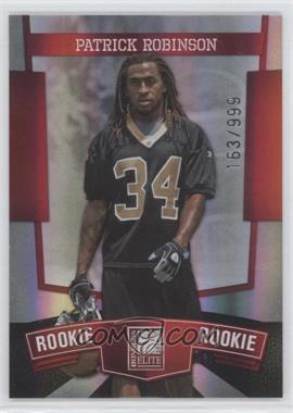 2010 Donruss Elite - [Base] #127 - Patrick Robinson /999