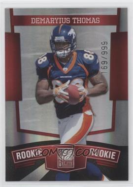 2010 Donruss Elite - [Base] #132 - Demaryius Thomas /999