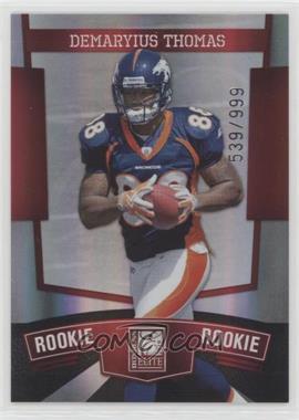 2010 Donruss Elite - [Base] #132 - Demaryius Thomas /999