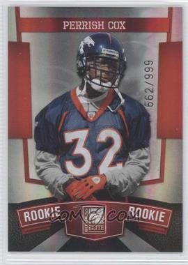 2010 Donruss Elite - [Base] #166 - Perrish Cox /999