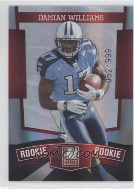 2010 Donruss Elite - [Base] #179 - Damian Williams /999