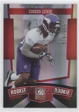 2010 Donruss Elite - [Base] #196 - Chris Cook /999