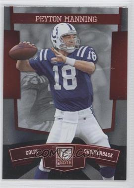 2010 Donruss Elite - [Base] #43 - Peyton Manning