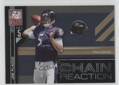 2010 Donruss Elite - Chain Reaction - Gold #15 - Joe Flacco /999