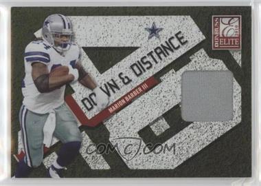 2010 Donruss Elite - Down and Distance Materials #32 - Marion Barber III /299